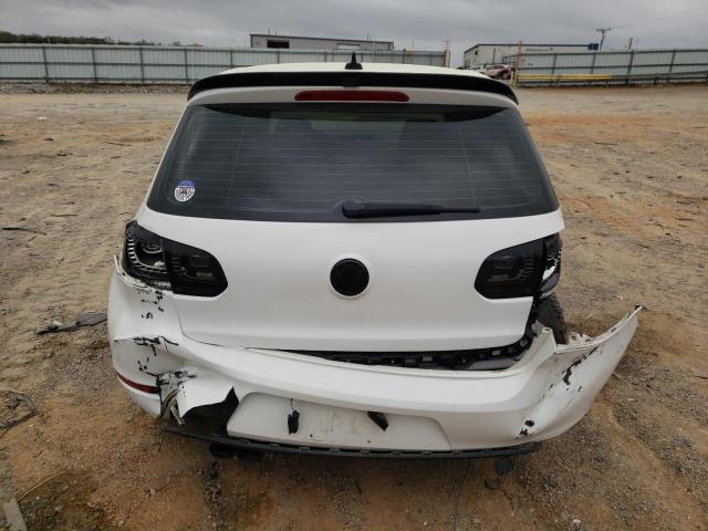 WVWDM7AJ1DW027491 - 2013 VOLKSWAGEN GOLF WHITE photo 6