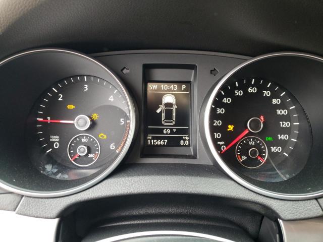 WVWDM7AJ1DW027491 - 2013 VOLKSWAGEN GOLF WHITE photo 9