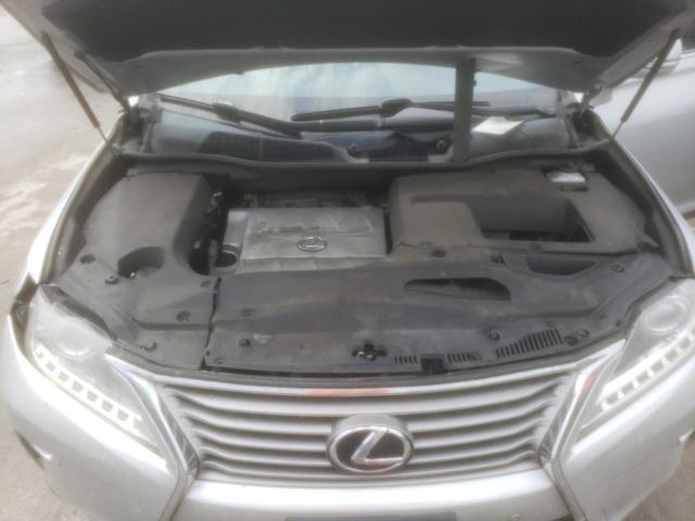 2T2ZK1BA2DC090076 - 2013 LEXUS RX 350 SILVER photo 12