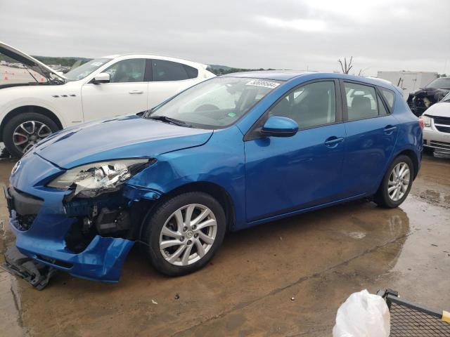 JM1BL1M75C1653824 - 2012 MAZDA 3 I BLUE photo 1