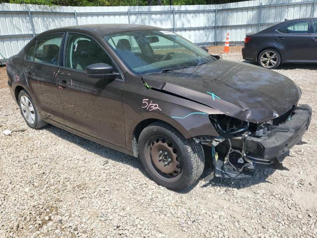 3VW2K7AJ1DM215051 - 2013 VOLKSWAGEN JETTA BASE BROWN photo 4