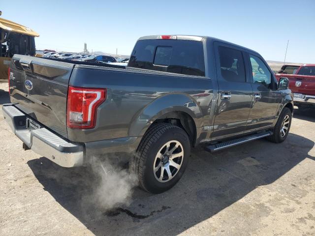 1FTEW1CP3FFA10658 - 2015 FORD F150 SUPERCREW GRAY photo 3