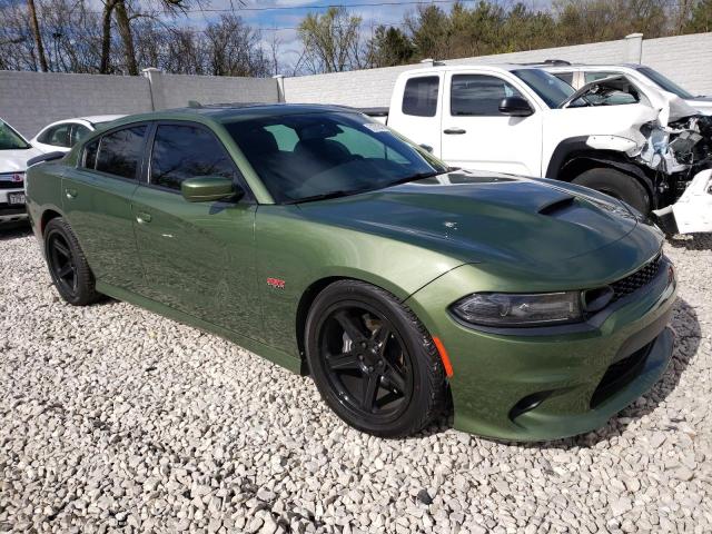 2C3CDXGJXLH107571 - 2020 DODGE CHARGER SCAT PACK GREEN photo 4