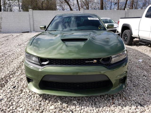 2C3CDXGJXLH107571 - 2020 DODGE CHARGER SCAT PACK GREEN photo 5