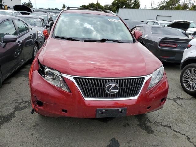 JTJZK1BA7C2414489 - 2012 LEXUS RX 350 RED photo 5