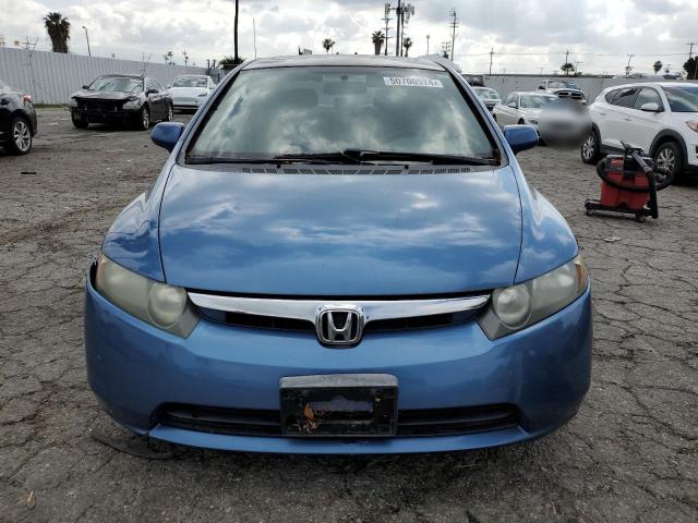 1HGFA16818L067180 - 2008 HONDA CIVIC EX BLUE photo 5