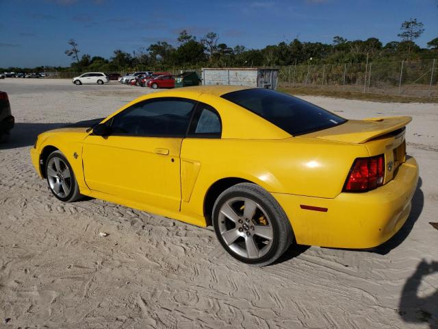 1FAFP4049XF232304 - 1999 FORD MUSTANG YELLOW photo 2