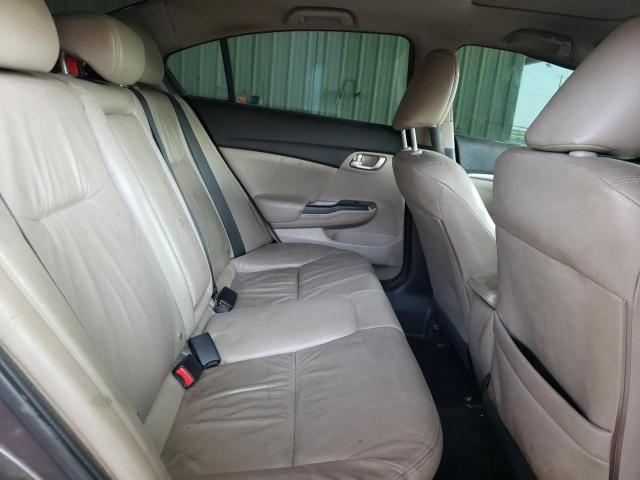 2HGFB2F95EH539367 - 2014 HONDA CIVIC EXL გრაფიტი ფოტო 10