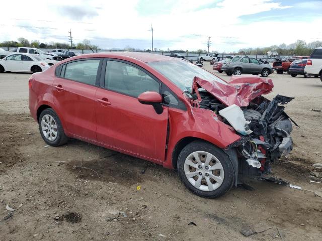 KNADM4A30D6242048 - 2013 KIA RIO LX RED photo 4