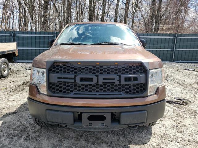 1FTEX1EM3BFC96960 - 2011 FORD F150 SUPER CAB BROWN photo 5