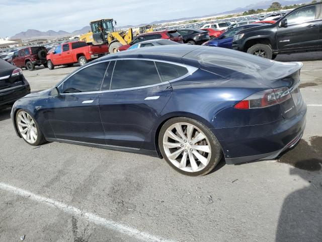 5YJSA1DPXDFP12056 - 2013 TESLA MODEL S BLUE photo 2