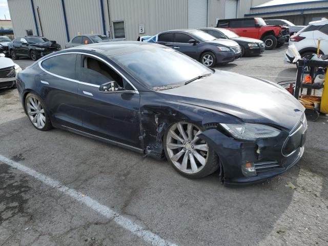 5YJSA1DPXDFP12056 - 2013 TESLA MODEL S Mavi foto 4
