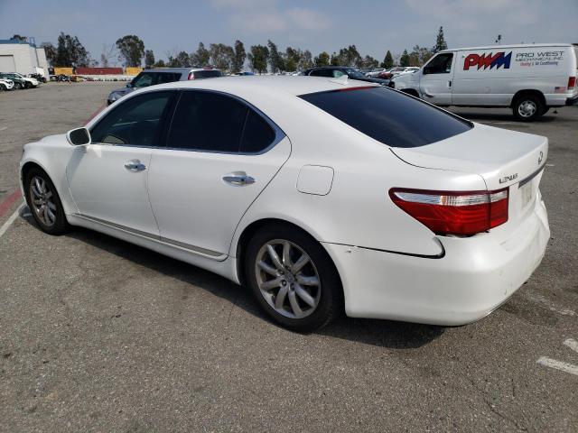 JTHBL46FX85083078 - 2008 LEXUS LS 460 WHITE photo 2