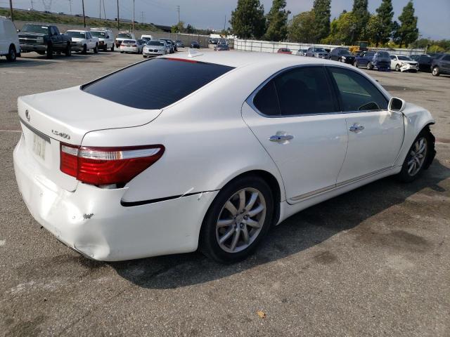 JTHBL46FX85083078 - 2008 LEXUS LS 460 WHITE photo 3