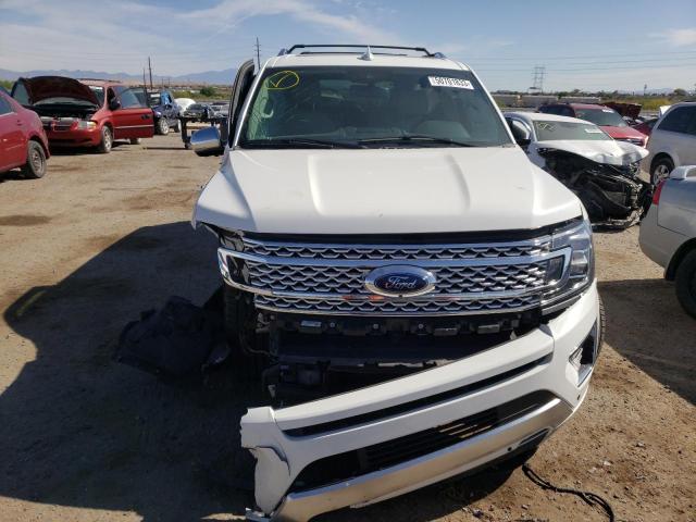 1FMJU1MTXMEA34082 - 2021 FORD EXPEDITION PLATINUM WHITE photo 5