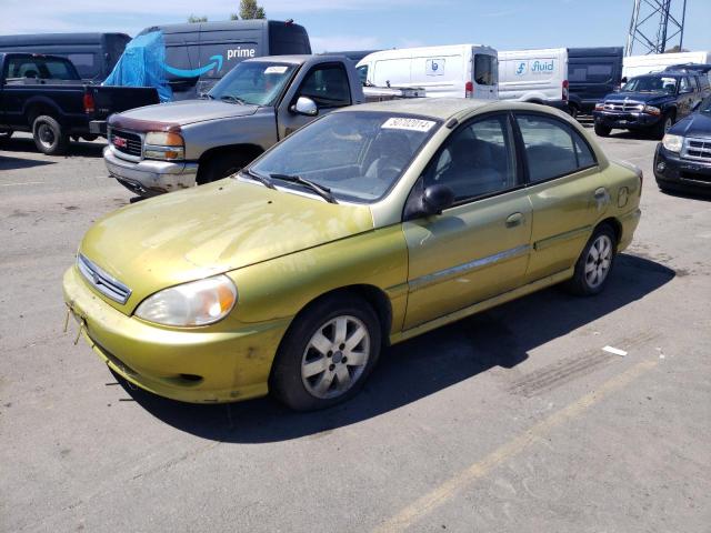 KNADC123916065169 - 2001 KIA RIO GREEN photo 1