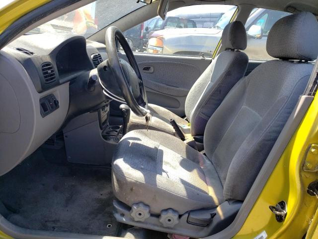 KNADC123916065169 - 2001 KIA RIO GREEN photo 7