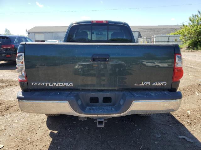 5TBBT44166S482479 - 2006 TOYOTA TUNDRA ACCESS CAB SR5 GREEN photo 6