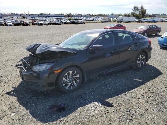 2HGFC2F78HH577871 - 2017 HONDA CIVIC EX BLACK photo 1