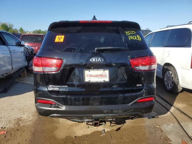 5XYPG4A36GG049797 - 2016 KIA SORENTO LX BLACK photo 6