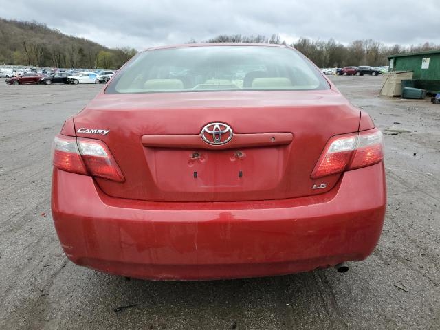 JTNBE46K673066874 - 2007 TOYOTA CAMRY CE RED photo 6