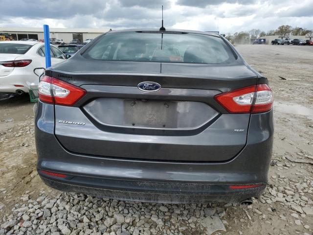 1FA6P0H78G5113673 - 2016 FORD FUSION SE GRAY photo 6