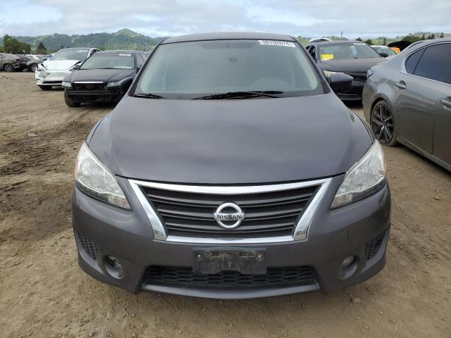 3N1AB7AP0DL670114 - 2013 NISSAN SENTRA S CHARCOAL photo 5