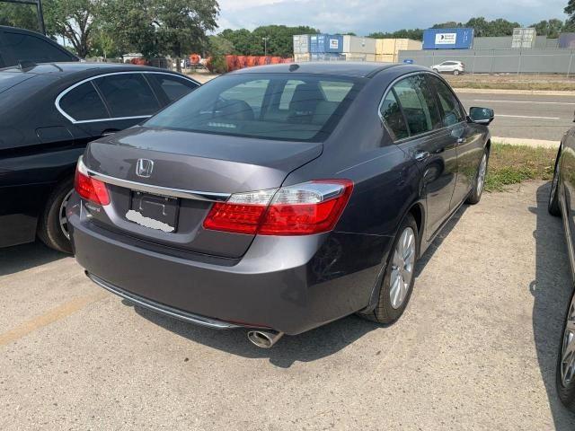 1HGCR3F83FA025402 - 2015 HONDA ACCORD EXL GRAY photo 4