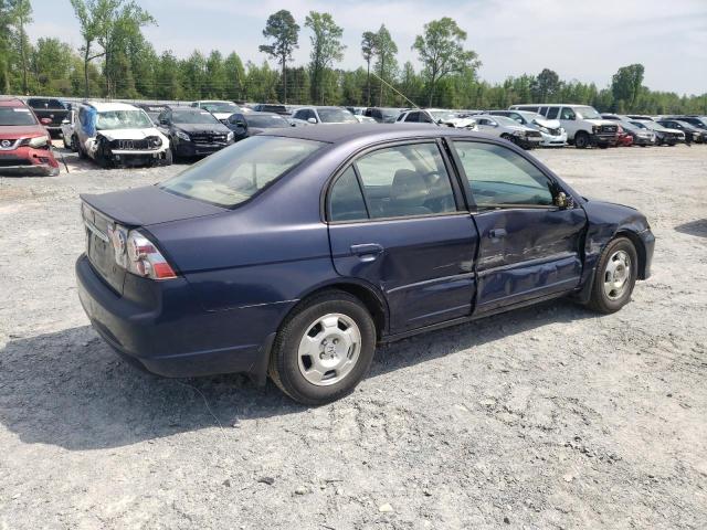 JHMES966X3S032395 - 2003 HONDA CIVIC HYBRID BLUE photo 3