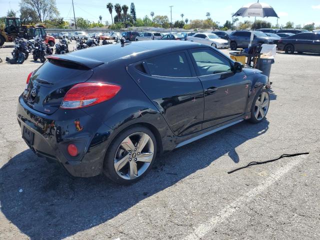 KMHTC6AE0DU173402 - 2013 HYUNDAI VELOSTER TURBO BLACK photo 3