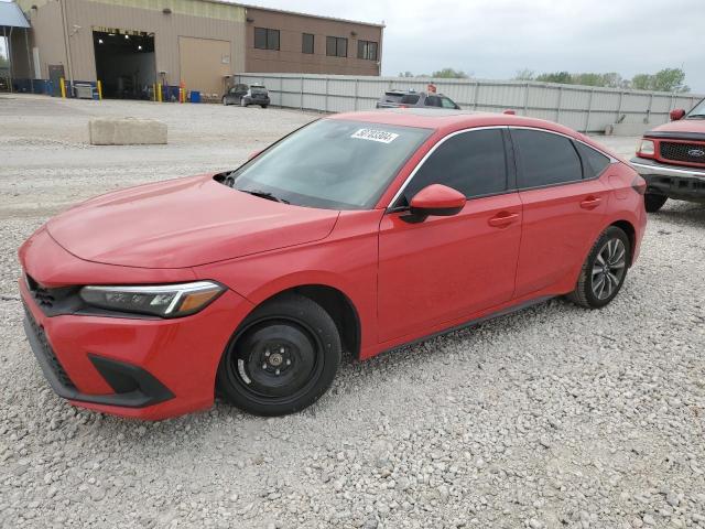 19XFL1H75PE015152 - 2023 HONDA CIVIC EXL წითელი ფოტო 1