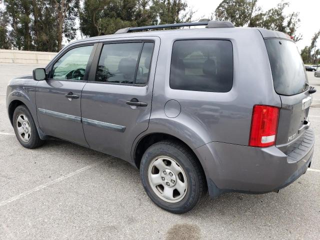 5FNYF4H24FB075986 - 2015 HONDA PILOT LX GRAY photo 2