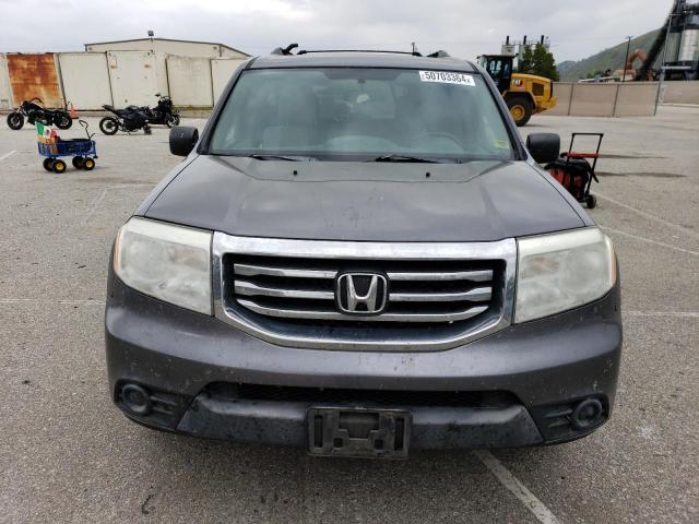 5FNYF4H24FB075986 - 2015 HONDA PILOT LX GRAY photo 5