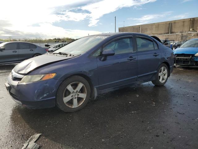 1HGFA16806L009607 - 2006 HONDA CIVIC EX BLUE photo 1