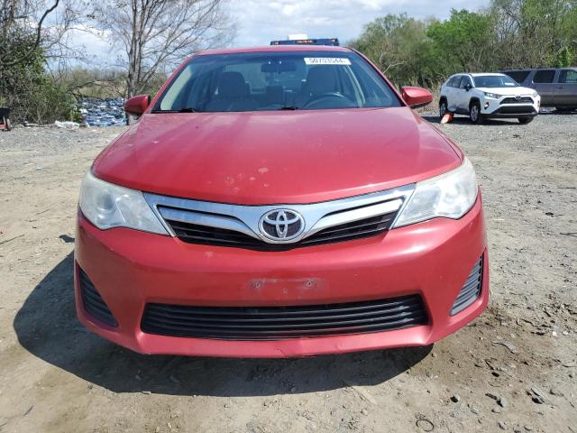 4T1BF1FK0EU766442 - 2014 TOYOTA CAMRY L RED photo 5