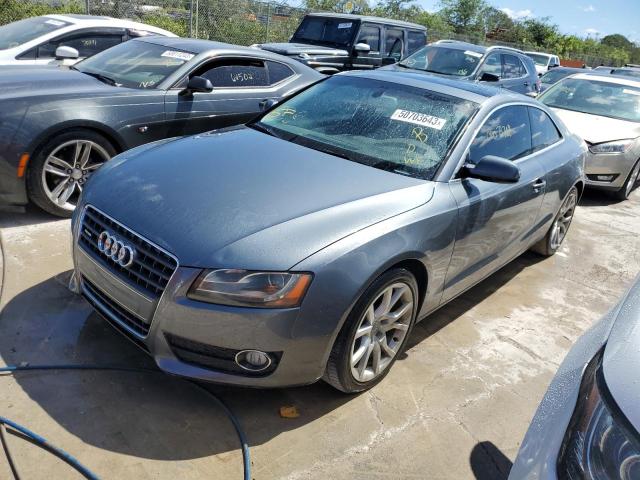 WAULFAFR0CA001166 - 2012 AUDI A5 PREMIUM PLUS GRAY photo 1