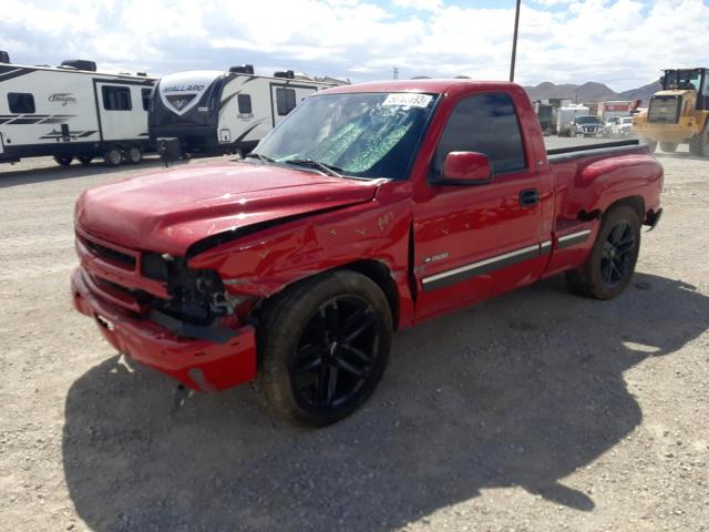 1GCEC14TX2Z269239 - 2002 CHEVROLET 1500 C1500 RED photo 1