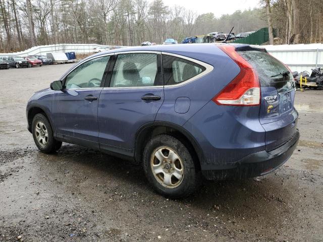 2HKRM4H31EH683113 - 2014 HONDA CR-V LX BLUE photo 2