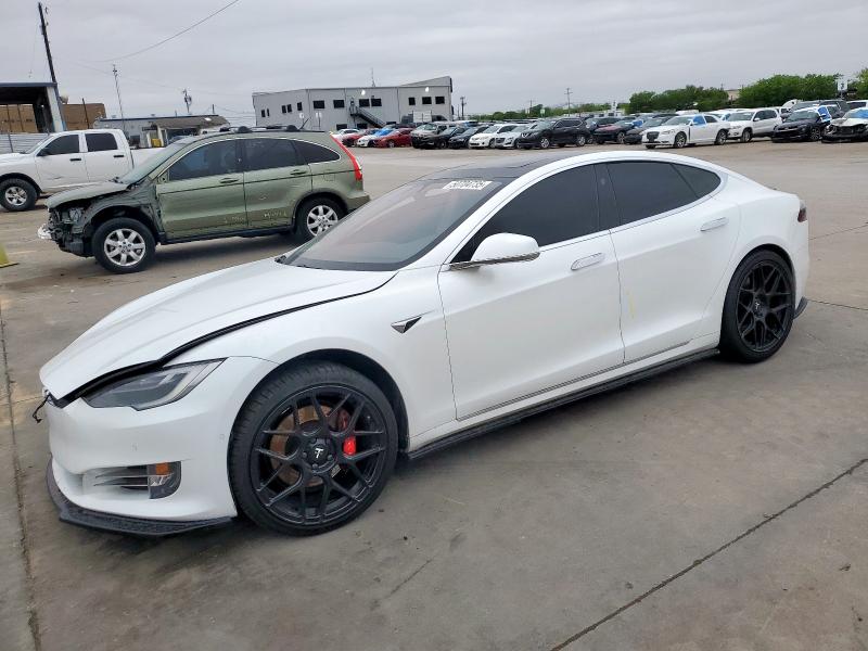 5YJSA1E43HF205512 - 2017 TESLA MODEL S WHITE photo 2