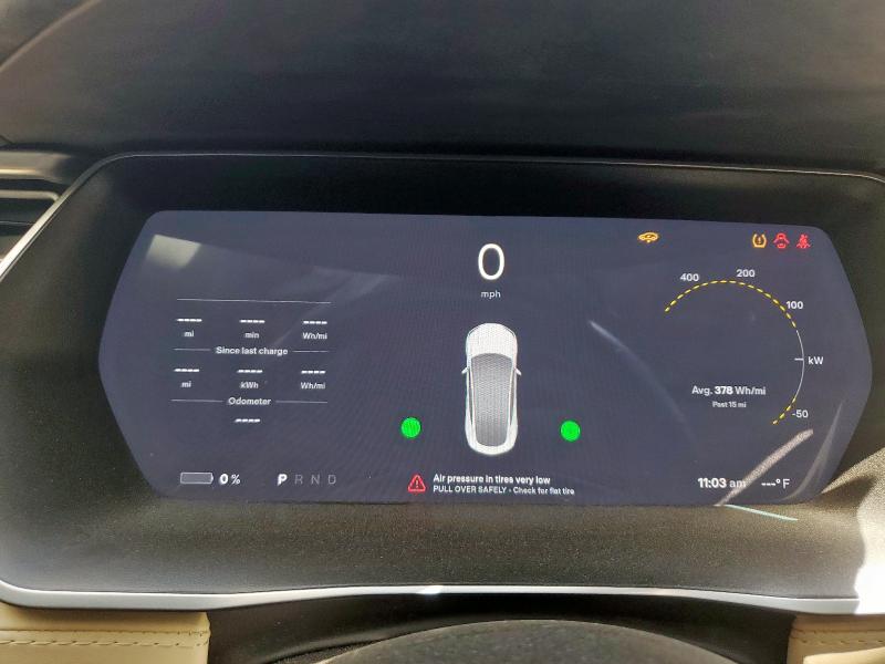 5YJSA1E43HF205512 - 2017 TESLA MODEL S WHITE photo 9