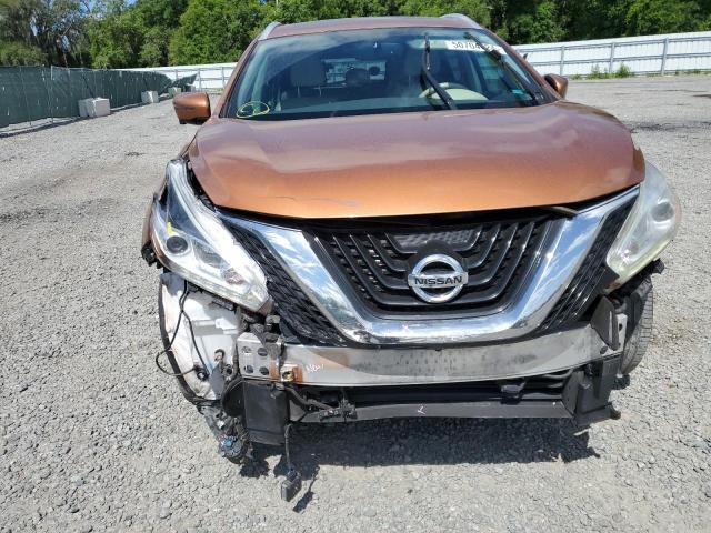 5N1AZ2MG8GN110509 - 2016 NISSAN MURANO S ORANGE photo 5