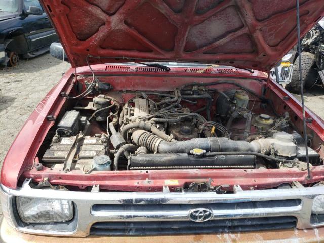 JT4RN81P3R5180996 - 1994 TOYOTA PICKUP 1/2 TON SHORT WHEELBASE DX RED photo 11