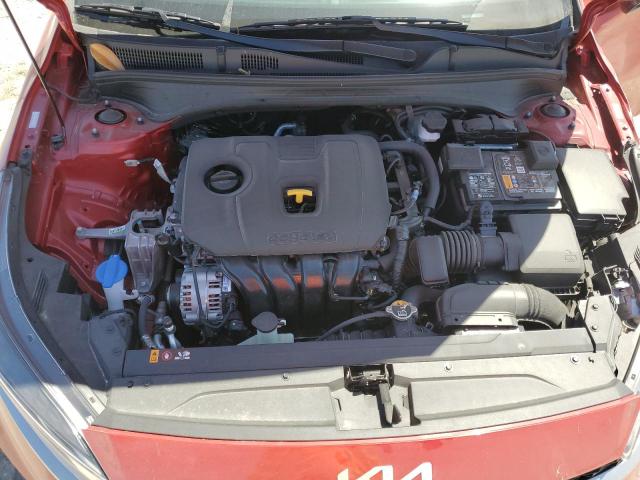 3KPF24AD2PE580012 - 2023 KIA FORTE LX RED photo 11