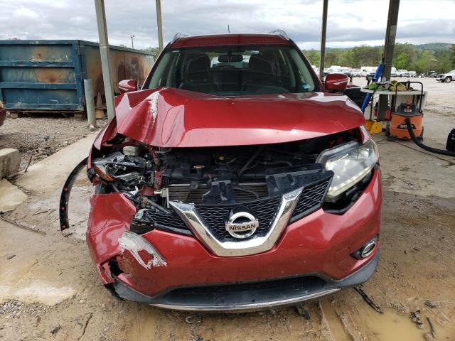 5N1AT2MT4FC916436 - 2015 NISSAN ROGUE S RED photo 5