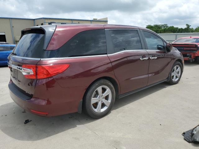 5FNRL6H73KB127218 - 2019 HONDA ODYSSEY EXL BURGUNDY photo 3