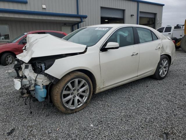 1G11H5SLXEF282680 - 2014 CHEVROLET MALIBU LTZ WHITE photo 1