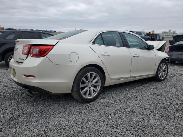 1G11H5SLXEF282680 - 2014 CHEVROLET MALIBU LTZ WHITE photo 3