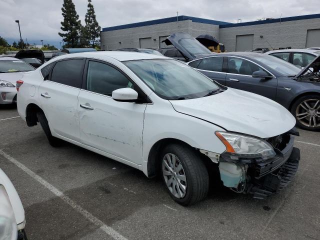 3N1AB7AP6FY307984 - 2015 NISSAN SENTRA S WHITE photo 4