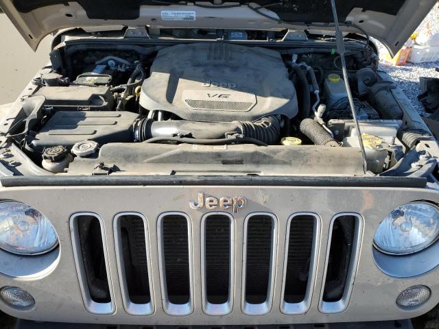 1C4BJWEG6GL228592 - 2016 JEEP WRANGLER U SAHARA BEIGE photo 12