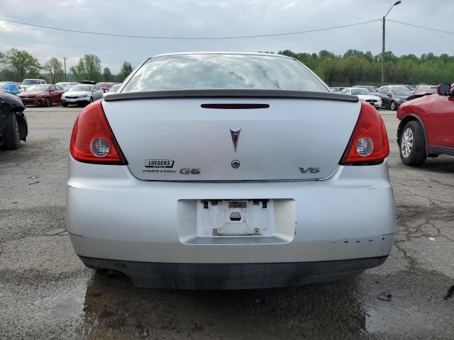 1G2ZG57N694221713 - 2009 PONTIAC G6 SILVER photo 6